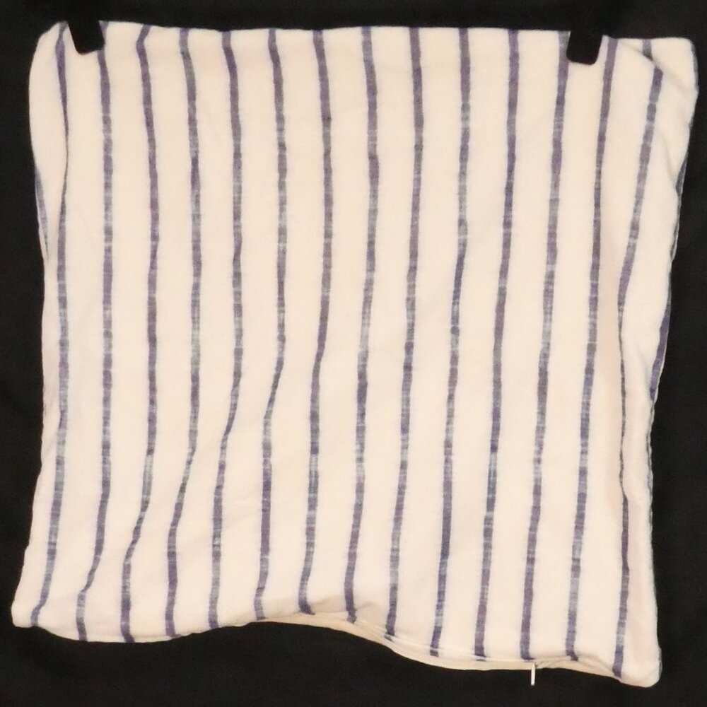 IKEA - Sommar 2016 | OS 20 x 20 inches | Blue and White Striped Pillow Cover